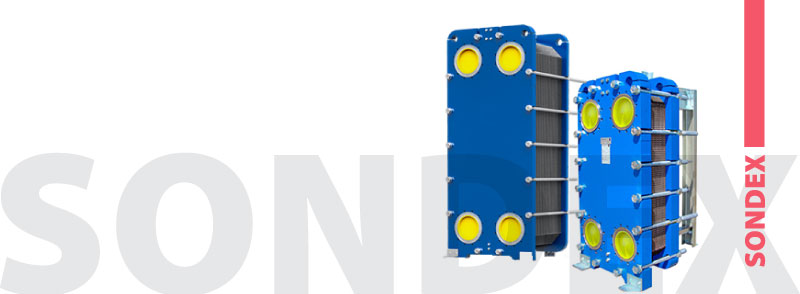 Пластинчатые теплообменники Sondex от компании Астера - низкие цены, бесплатная доставка по РФ +7 (921) 790-26-57