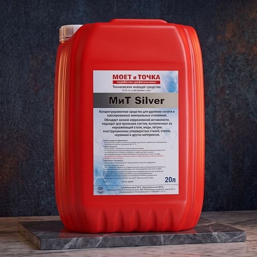 МиТ SILVER - Заказать в Санкт-Петербурге Химию МиТ для промывки котлов и теплообменников. Производитель Профтехсервис. Купить в СПб.